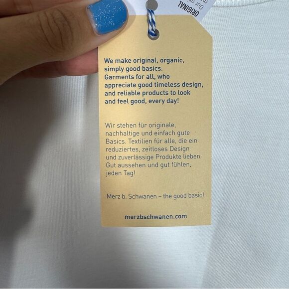 Merz B Schwanen Men’s Size XXL 215 Loopwheeled T-Shirt Classic White T-Shirt NWT - Picture 8 of 16